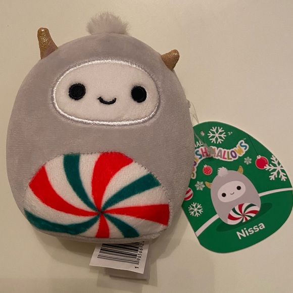NWT 4” Nissa the Peppermint Yeti Squishmallows - Picture 1 of 5